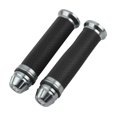 cover modified CNC aluminum rubber: Motorcycle Handle Cover - titanium