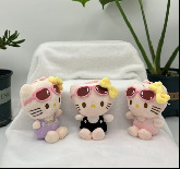 眼镜kt猫 / 精品4寸多颜色的随机发[单款20起批】