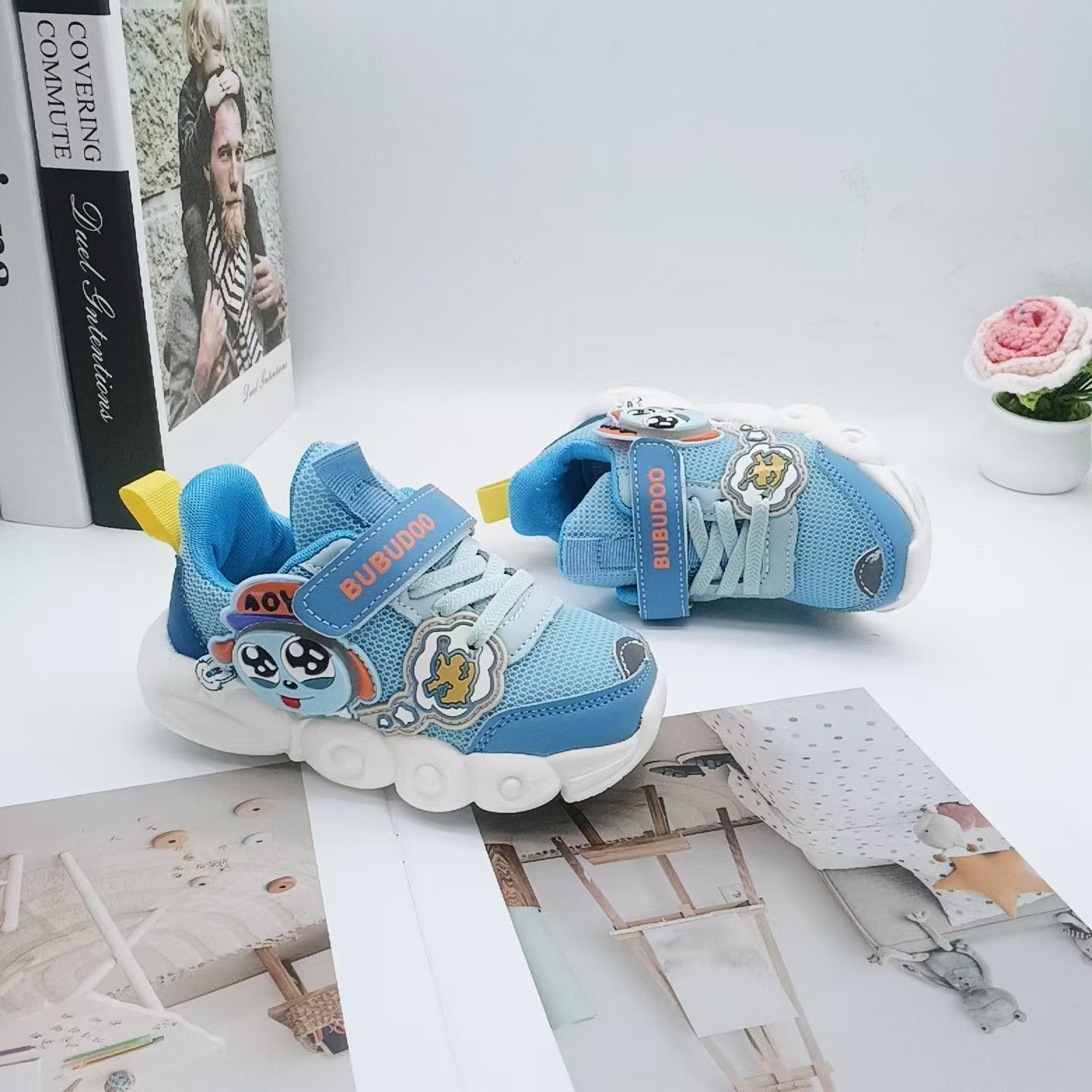 27-31 Tamaño de niños 3 - 6 años de zapatos deportivos 2025 respirables niños zapatos de bebé suaves zapatos casuales para niños niñas