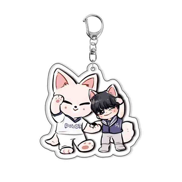 Children's cartoon acrylic keychain