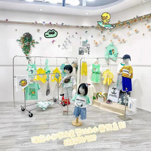 2025 New Children's Clothing Brand Discount Final Clearance Summer National Trend Brand Summer New European Hug Children