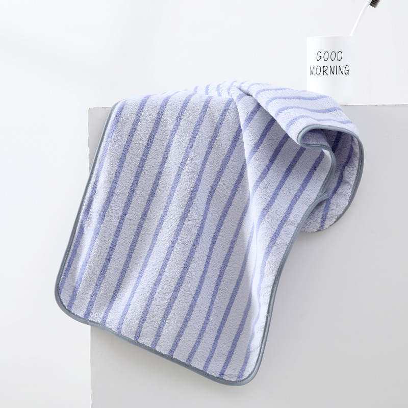 Absorvente, mais macio que algodão puro, secagem rápida, ideal para lavar o rosto, secar o cabelo e outros cuidados pessoais. Feito em fleece coral para banho._voghion.com