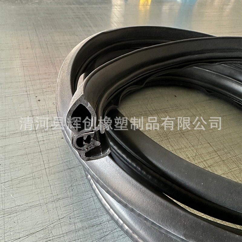 电动汽车新能源车门密封条中门橡胶密封海绵发泡橡胶条三元乙丙