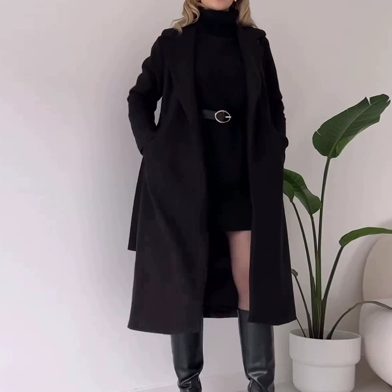 Демисезонная модная цветная шерстяная куртка, европейский стиль, Amazon, slim fit