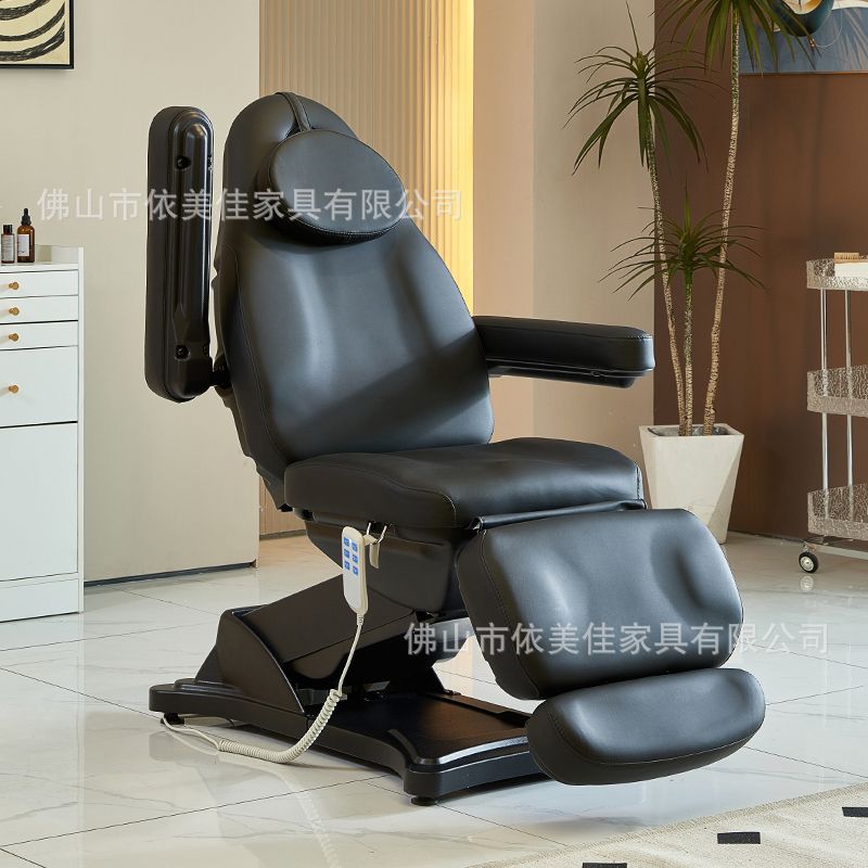 Cama eléctrica multifuncional de belleza micro plástica cama elevadora plegable sala de belleza inyección cama de tatuaje cama de belleza