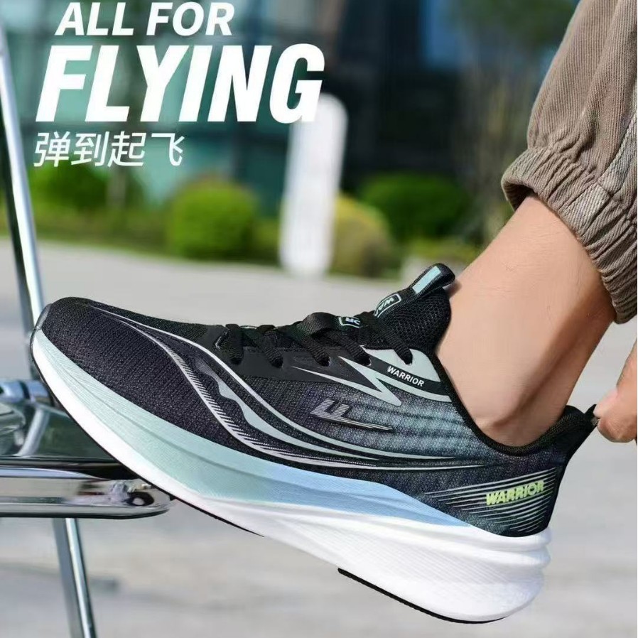 回力运动鞋男 秋冬飞织网面耐磨防滑减震时尚软底情侣休闲跑步鞋