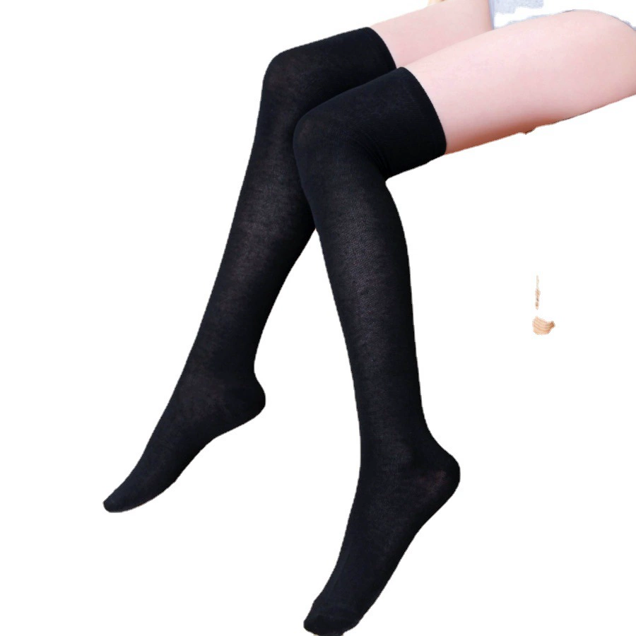 Summer thin knee socks, Japanese cute high boots, mid-length