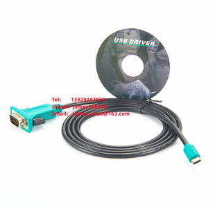 USB Type C to DB9 RS232 male zero modem computer serial port extension data cable
