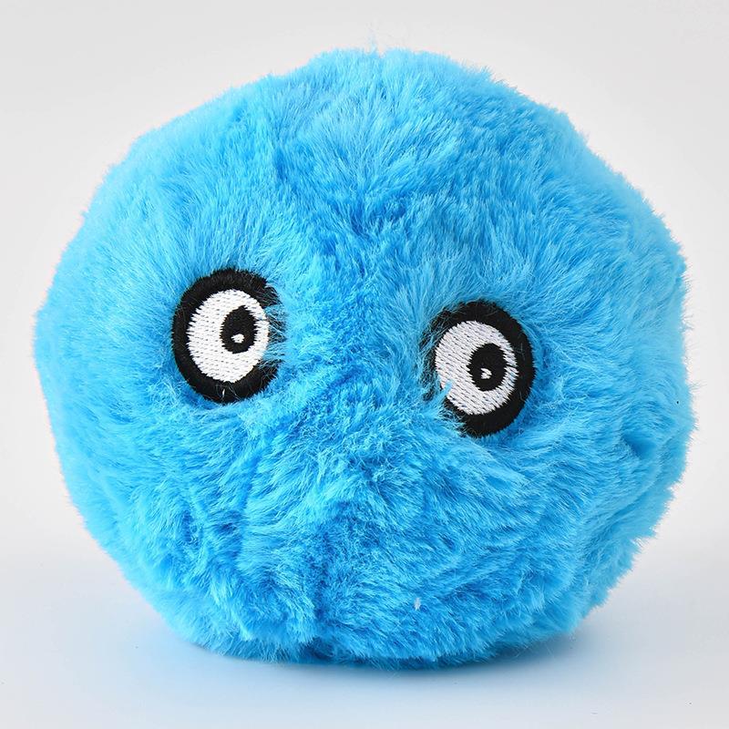 공 봉제 장난감 블루