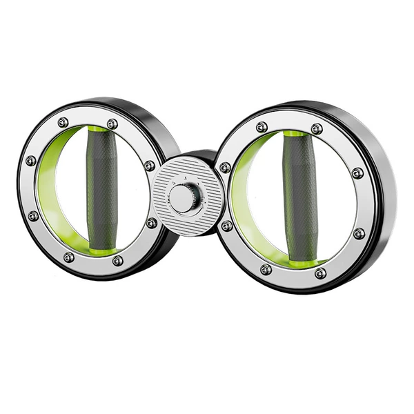 Speed arm - 4.0 white and green [6 pounds] rubber-coated version