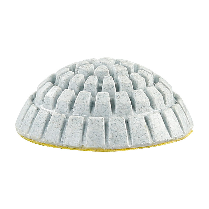 Losa de pulido de agua en forma de arco de 2 pulgadas Losa de pulido suave de diamante Losa de pulido de fondo cóncavo de forma especial de piedra curva de arco