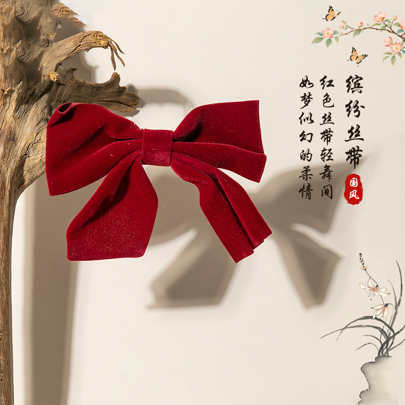 发夹古风扇形珍珠流苏侧边夹刘海夹创意碎发鸭嘴夹子头饰品批发女|undefined