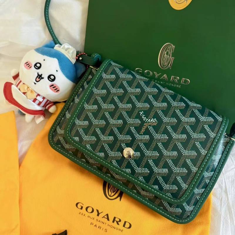 新品Goyard/戈雅信封包Plumet老花Y字满印woc邮差包单肩斜挎女包|undefined