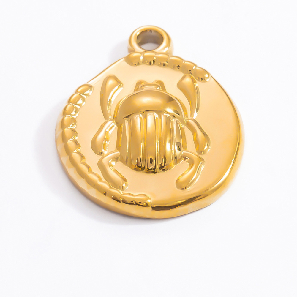 1 Piece 18.17*21.02mm 304 Stainless Steel PVD Coated Report this seller or product Sun Starfish Polished Pendant Evil Eye Jewelry display picture 6