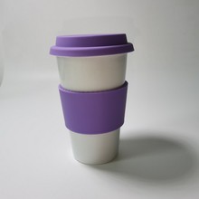 硅胶杯盖杯套 套装 防烫手 马克杯盖9.5CM陶瓷玻璃不锈钢杯适用