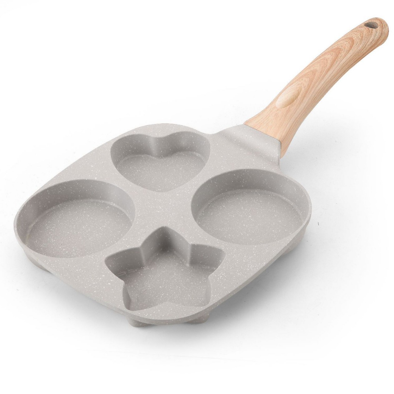 Maifan Piedra sartén antiadherente huevo hamburguesa sartén Fondo engrosado profundo fondo plano Cocina de Inducción universal mini tortilla pan