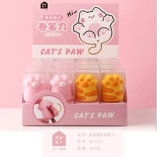 创意卡通造型卷笔刀学生手动便携款美术用品公仔小型削笔器萌趣