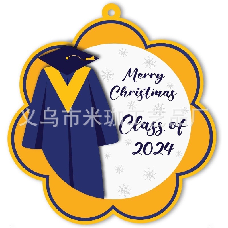 2025年越境新築祝いギフト クリスマス 母の日 バレンタインデー 装飾品 玄関用丸型木製吊り飾り|undefined