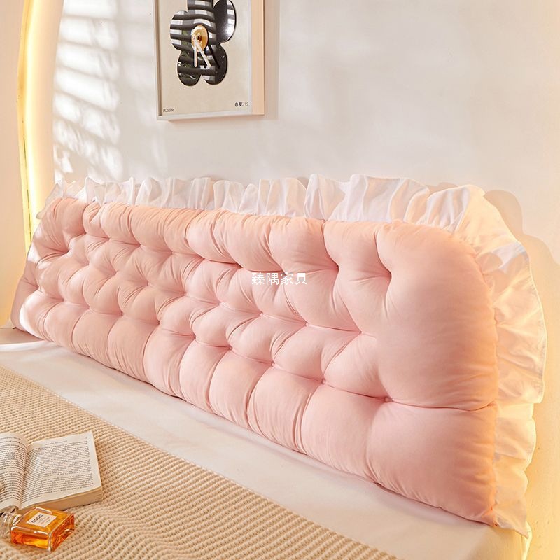 Tatami coreano gran respaldo almohada de cabecera almohada de paquete suave almohada de cama para niños dormitorio de lectura almohada de cintura almohada de cabecera protector de cintura