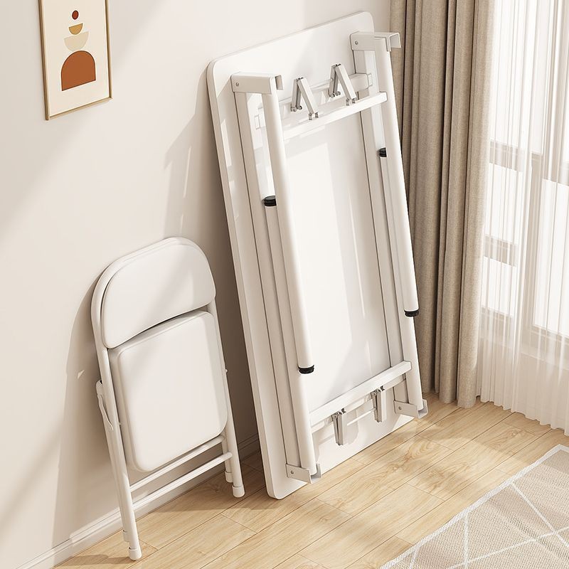 Mesa larga, mesa plegable simple, mesa rectangular, mesa de conferencias de capacitación, escritorio portátil para el hogar, mesa de comedor
