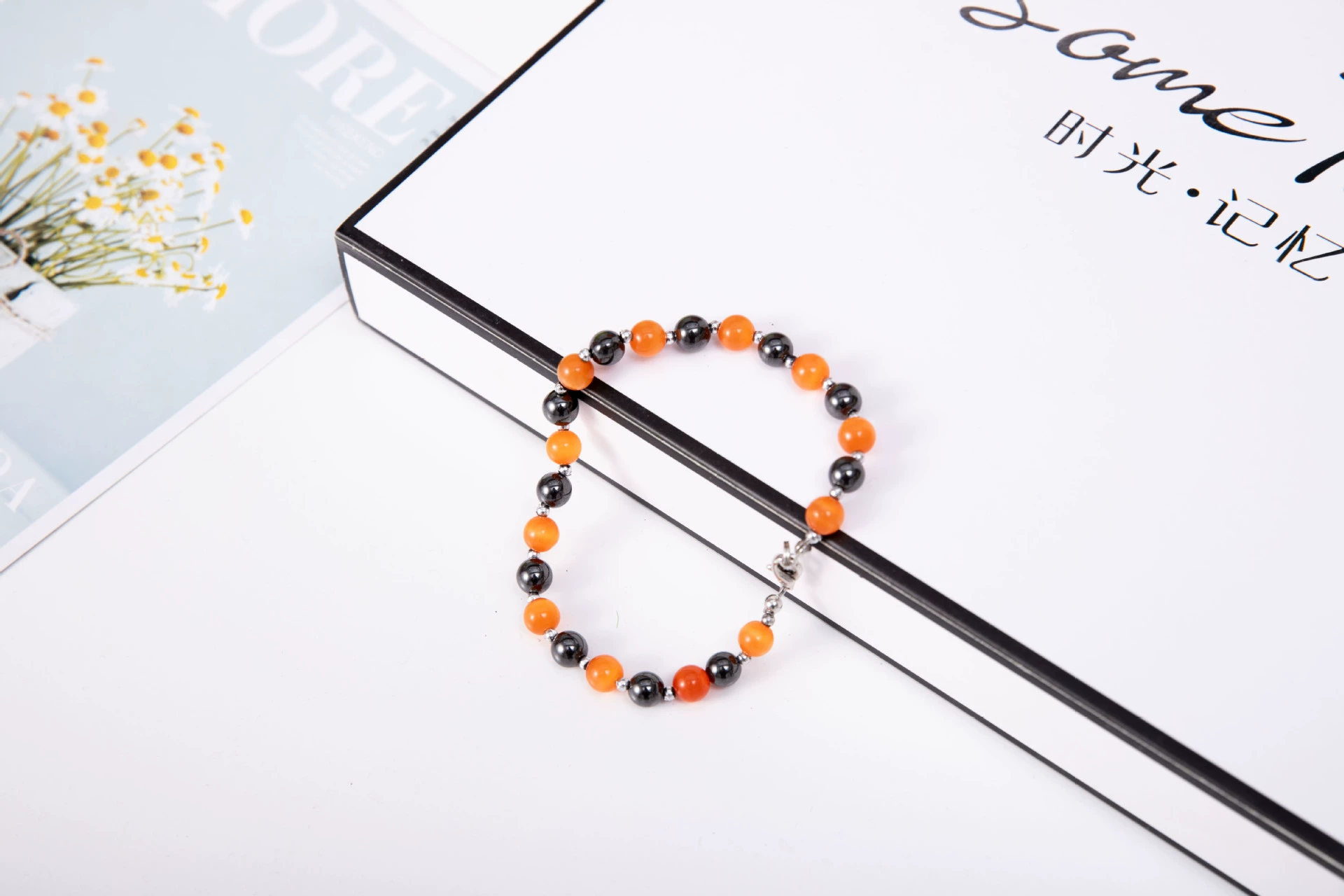 Small organic ankle bracelet, accessory