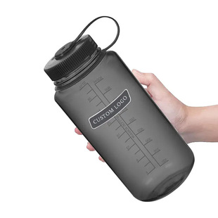 1000ml fitness sports bottle portable handle large mouth plastic tritan water Cup space Cup 1L wide mouth bottle