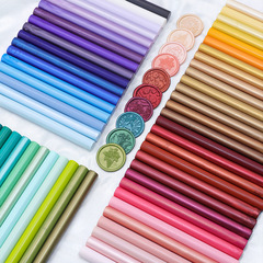 Round fire paint wax sticks available in 122 colors Retro fire paint seals with sealing wax envelope sealing fire paint wax sticks wholesale