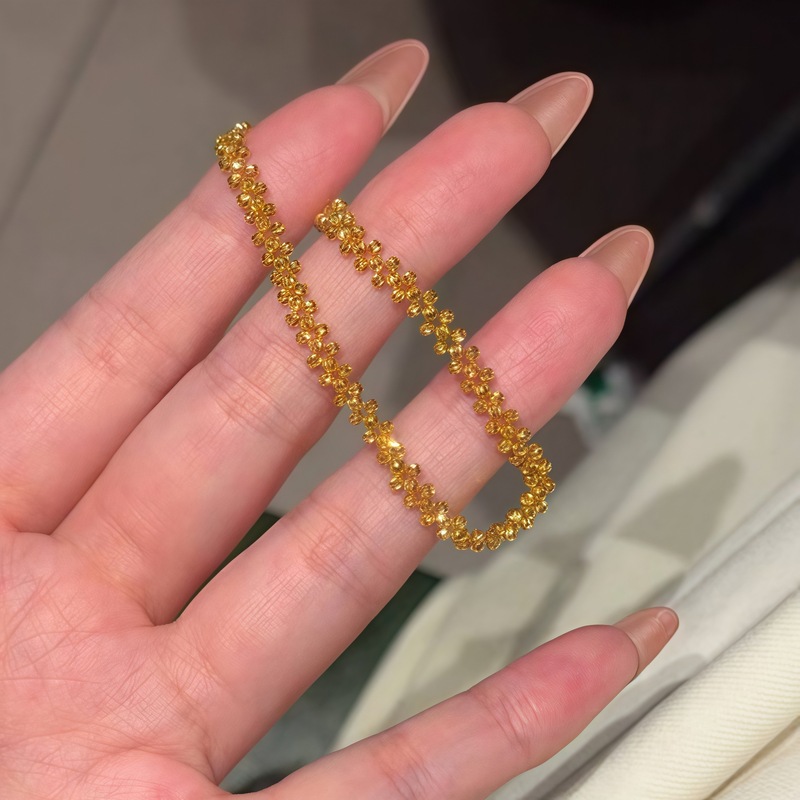 爆闪碎金子手串欧美风时尚极简新品百搭金店同款手链首饰工厂批发|undefined