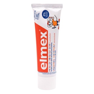 Imported German Elmex Toothpaste Emmy Baby Children Mothproof Toothpaste Containing Ola Fluoride 0-6-12 Years Old