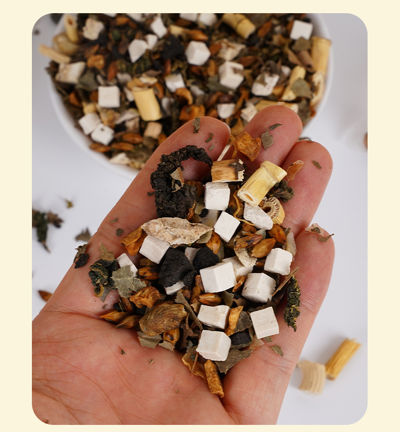 Nine-Ingredient Herbal Tea Jiu Wei Cao Ben Cha 5g x 12 Bags Sugar-Free Hot Brew Blend specifications