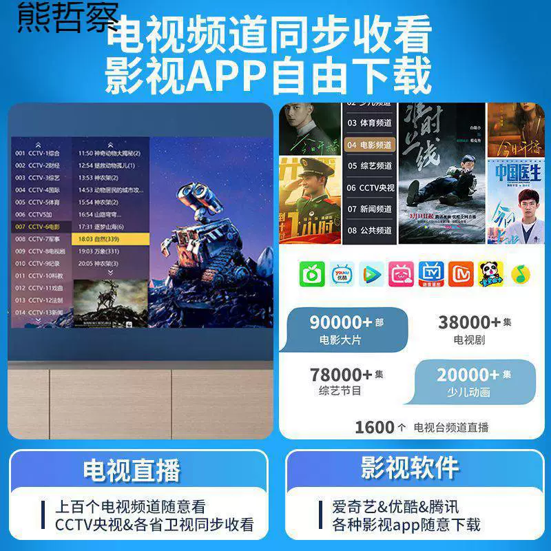 Проектор, мобильный телефон для спальни, 2023