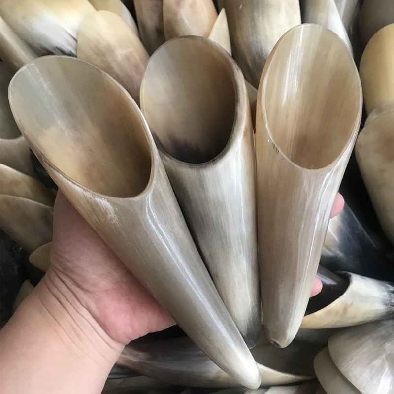 中号牛角筒十三から十六長茶シャクヤク砂片牛角掻き筒マッサージ厚い包糊研磨|undefined