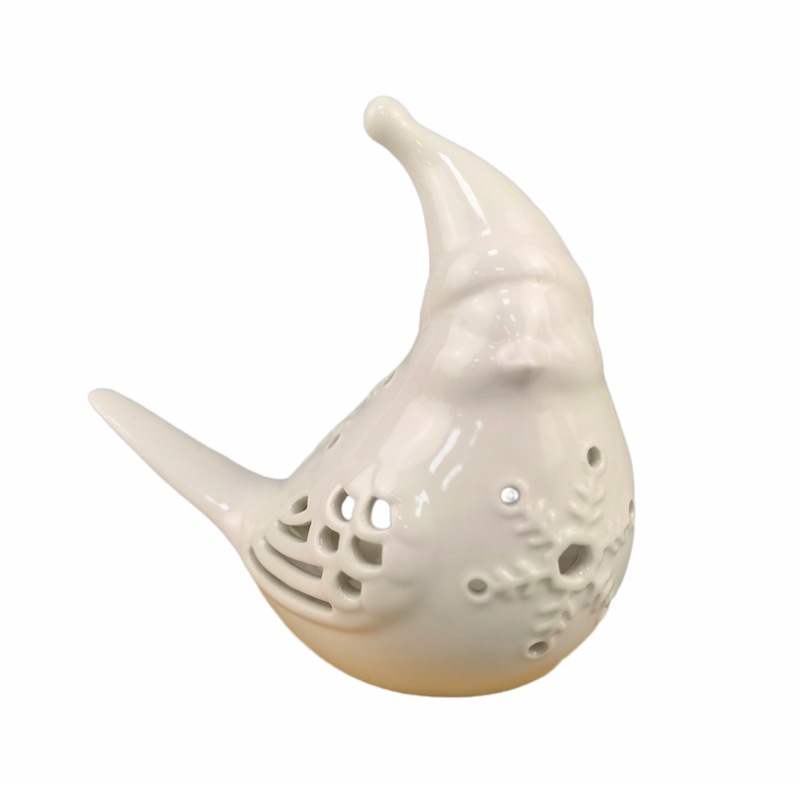 Decoración de estilo nórdico, decoración de animales de cerámica, pájaro dorado, decoración del hogar, decoración de la sala de estar, regalo de bodas