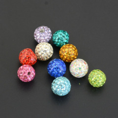 3-5mm 14G16G Glue-Embedded Crystal Clay Bead Jewelry Accessories for Wholesale Cross-border E-commerce Piercing Lip Ring Accessories