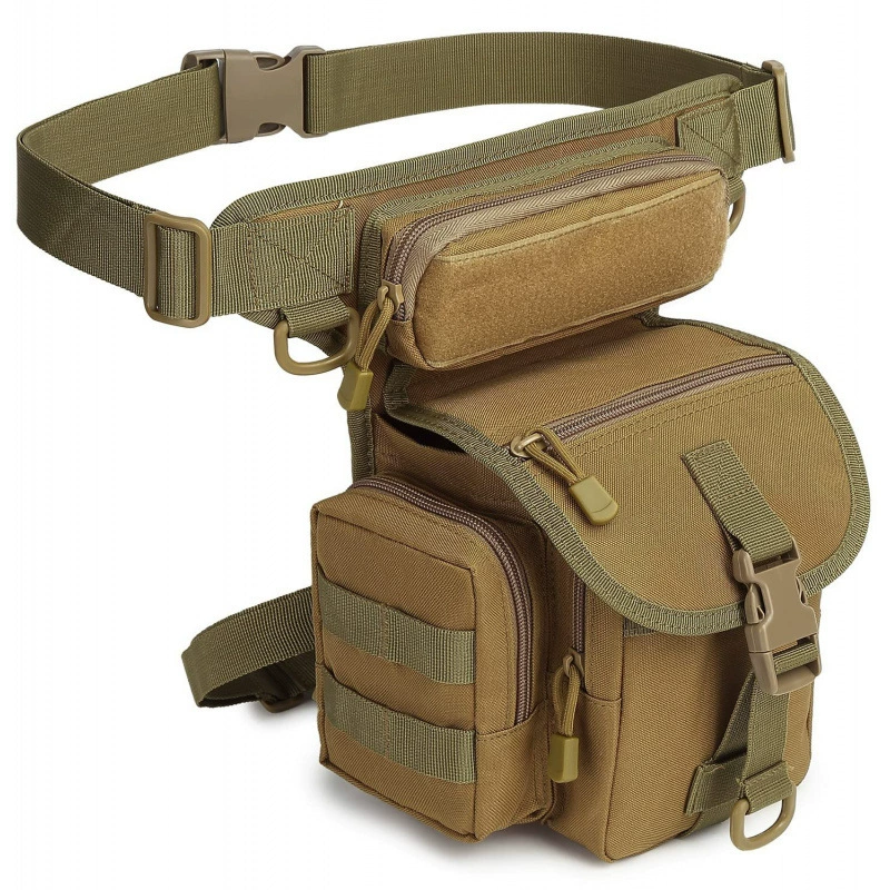 Тактическая поясная сумка-подсумок для кемпинга, активного отдыха, рыбалки, велоспорта и фотосъемки