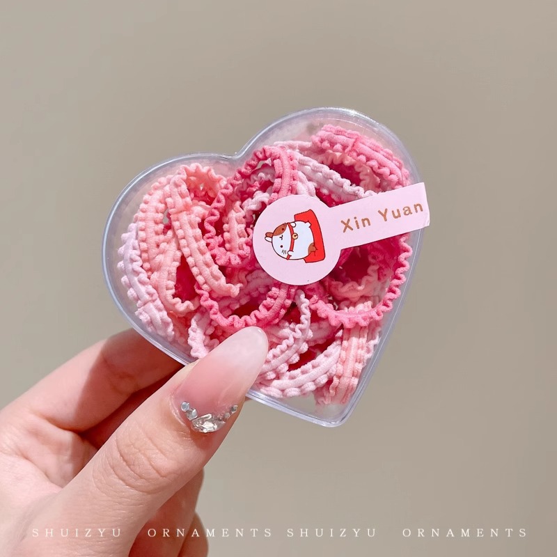 Banda de goma de los niños hembra no lastia el pelo alta elástico color falda banda goma Niñas corbata pelo banda bebé cuerda