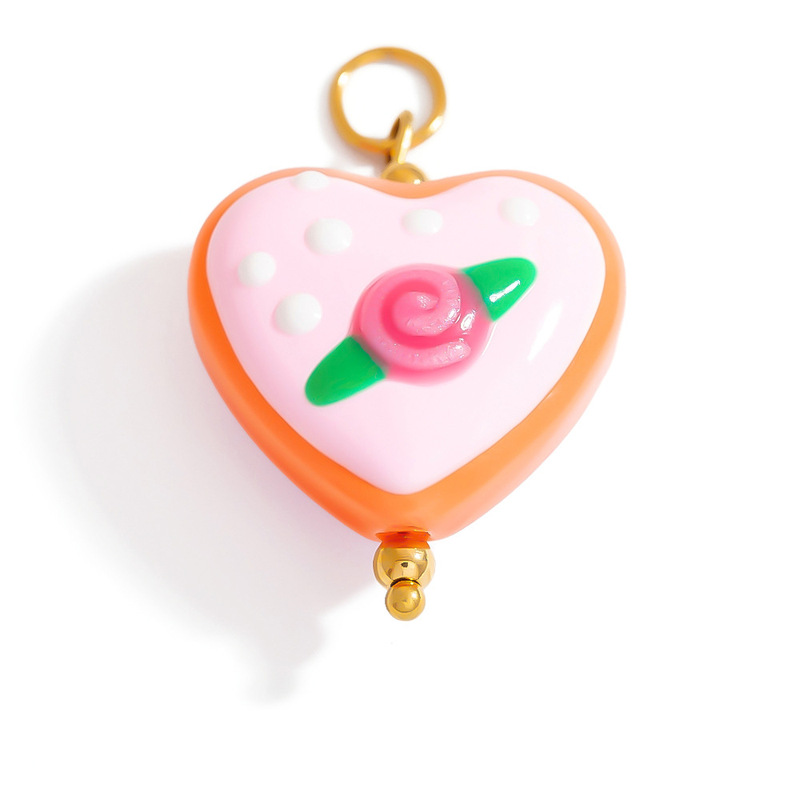 ステンレスの部品の子供の趣味のかわいい両面のドーパミンは手作りのDIYの絵を飾って色を落とさないアクセサリの部品を飾ります。|undefined