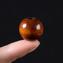 木珠串珠diy散珠手工编织材料坐垫圆珠木珠禾木珠子饰品配件批发