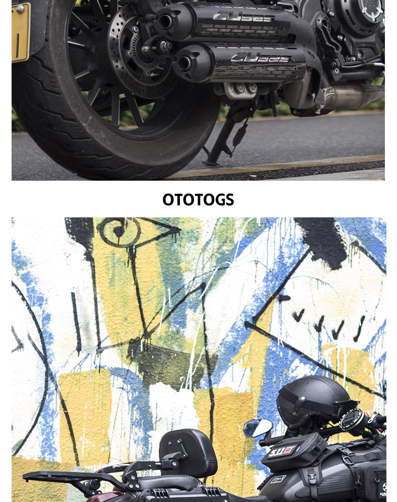Suitable for Wuji Cu525 Motorcycle Modified Rear Rack Side Box Rack Tactical Hanging Plate Expansion Rack Rear Tail Rack Accessories