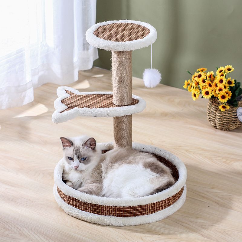 猫爬架猫窝一体剑麻猫树别墅大型猫抓板玩具猫抓柱猫咪用品|undefined