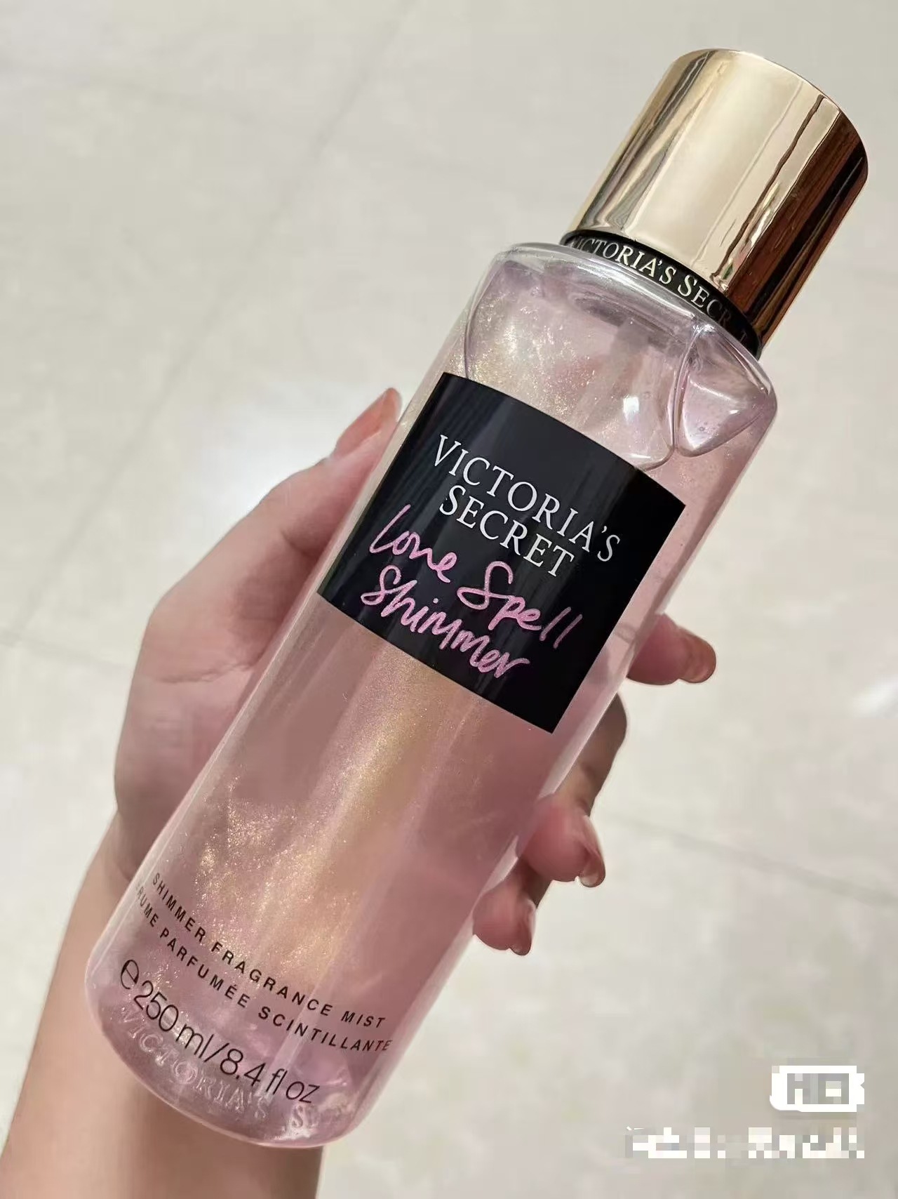 Mayorista comercio exterior transfronterizo Victoria 's Secret polvo brillante fluye fragrancia corporal spray perfume duradero