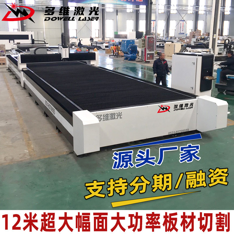 13m 超大型パネルシート切断機 DW13025 ワットレベルのハイパワー CNC ファイバーレーザー切断機|undefined