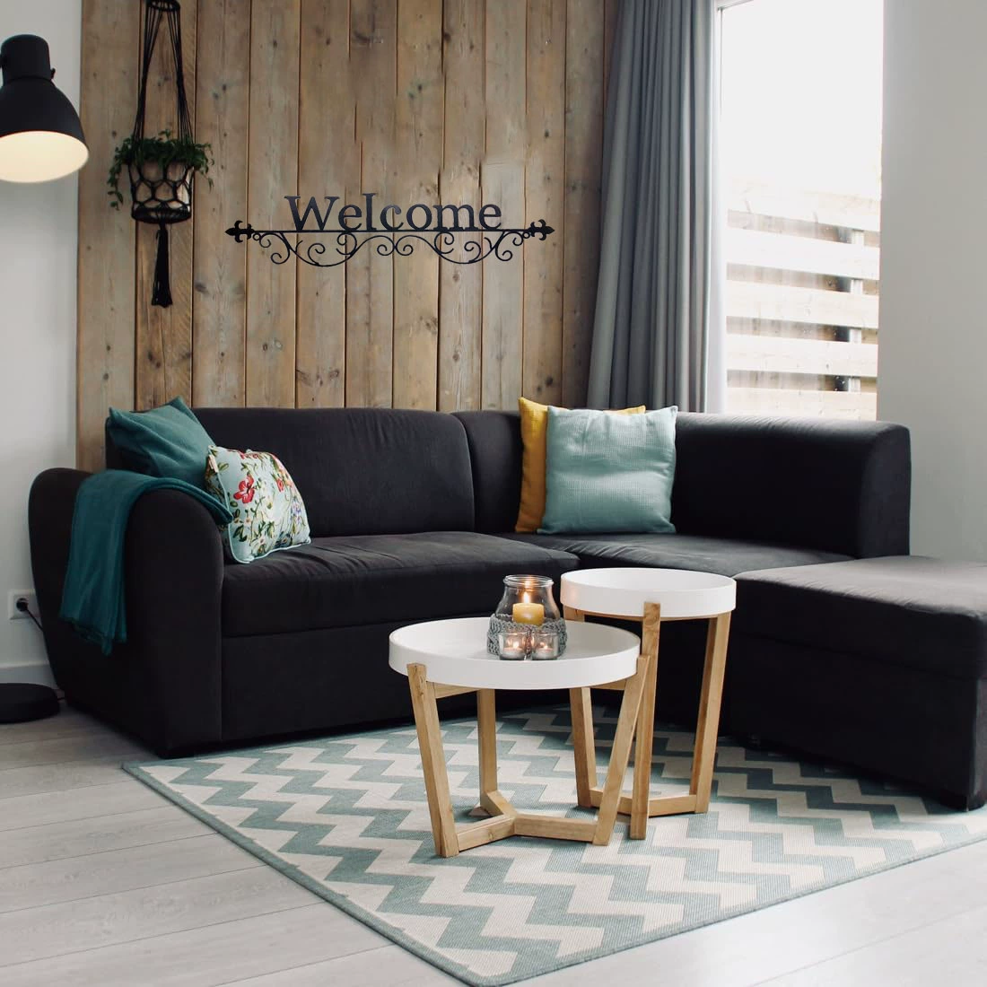 Трансграничные TK железные поделки настенные гобелены WELCOME с двойной головкой пистолета в помещении и на открытом воздухе, приветственный слоган