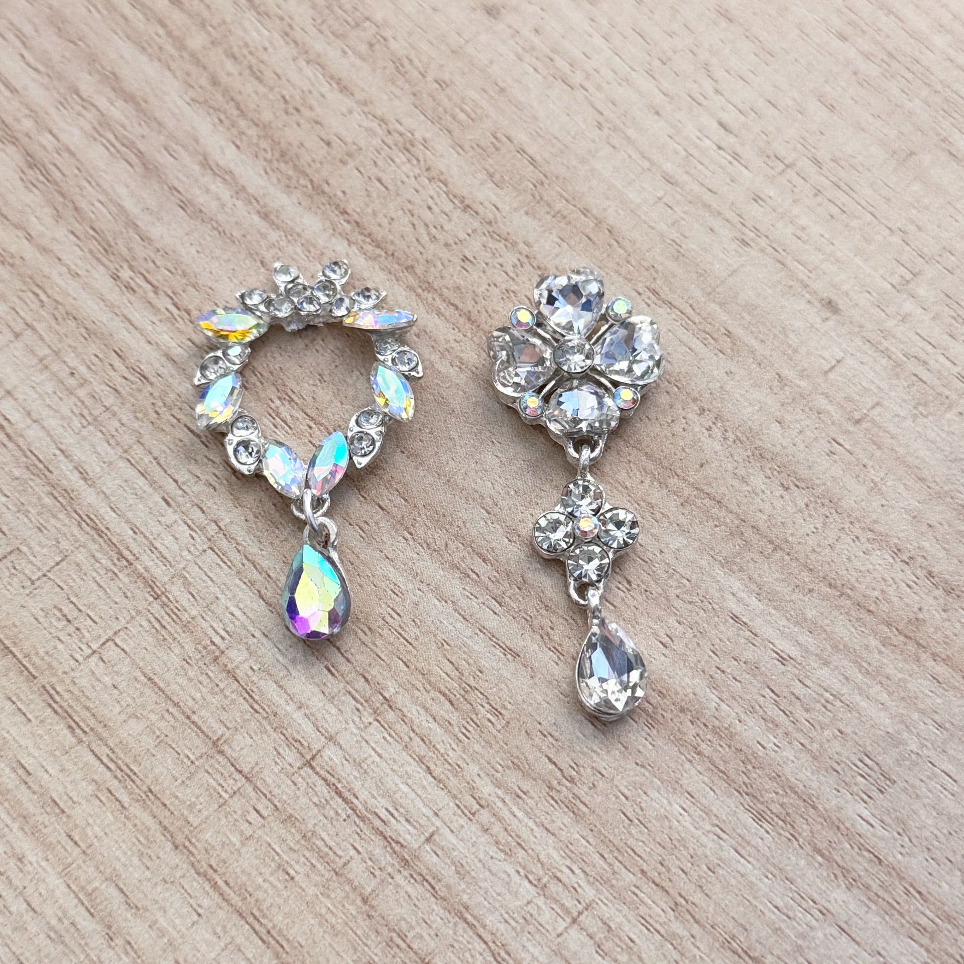 新款创意diy镶钻珍珠花太阳神花朵饰品宝石吊坠服装辅料饰品配件