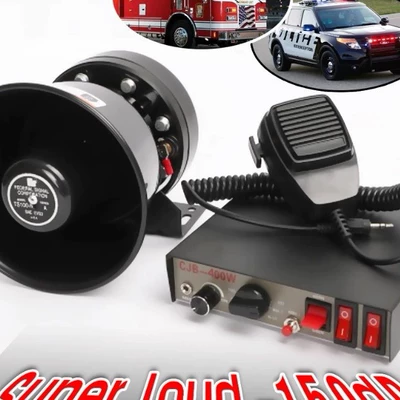 Cross-border 12V/24V car horn tweeter CJB-200W CJB-400W engineering vehicle host loudspeaker