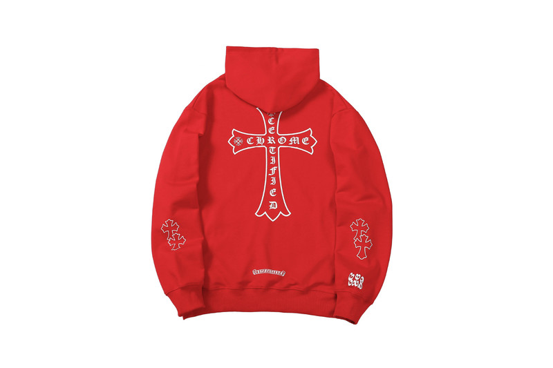 24新款chrome Hearts 克罗伈卫衣正确版马蹄连帽卫衣广州工厂批发|undefined