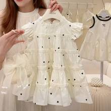 七小七童装洋气公主裙子女童短袖连衣裙韩版沙滩裙夏装新款潮批发