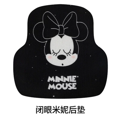 car silk ring foot mat — Avtomobil döşəmə paspasları - closed-eyes-minnie-rear-single-piece-car-mats