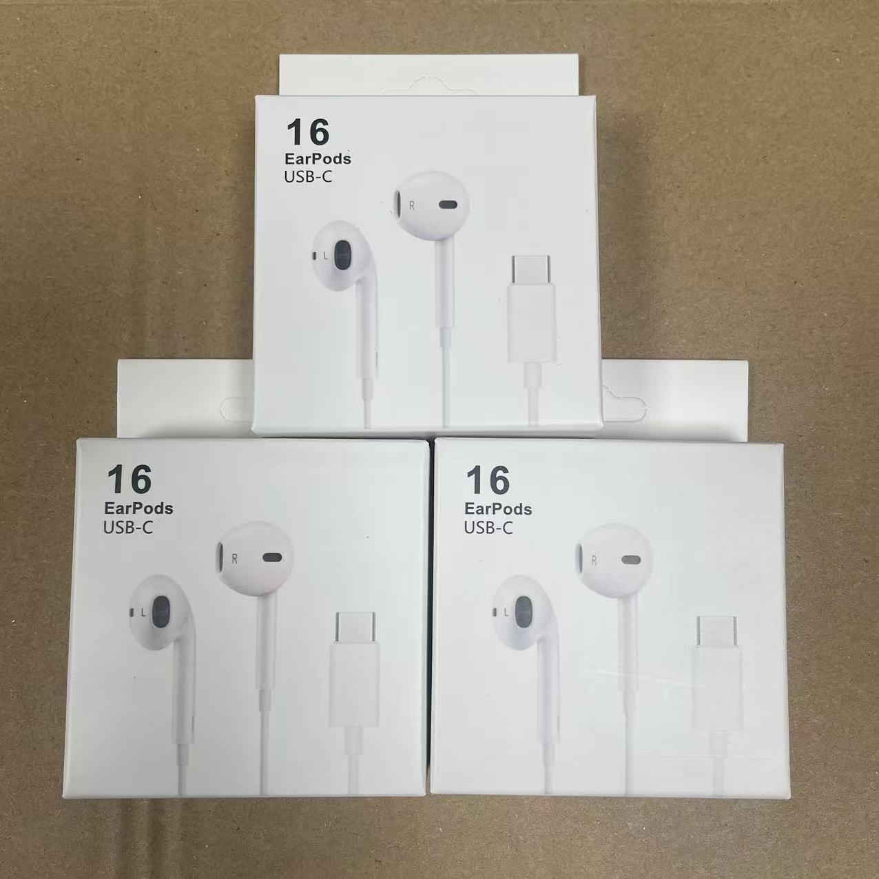 現貨適用蘋果16有線耳機iPhone16 Type-C接口通用入耳式 線控耳機 4