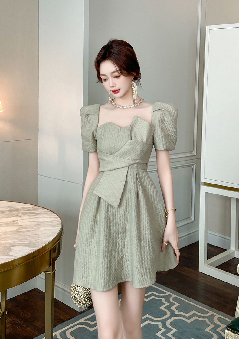 C9915 1220K VÁY ĐẦM LIỀN THÂN NỮ CHOTDNG TAY PHỒNG MÙA HÈ THỜI TRANG NỮ G04 SẢN PHẨM MỚI